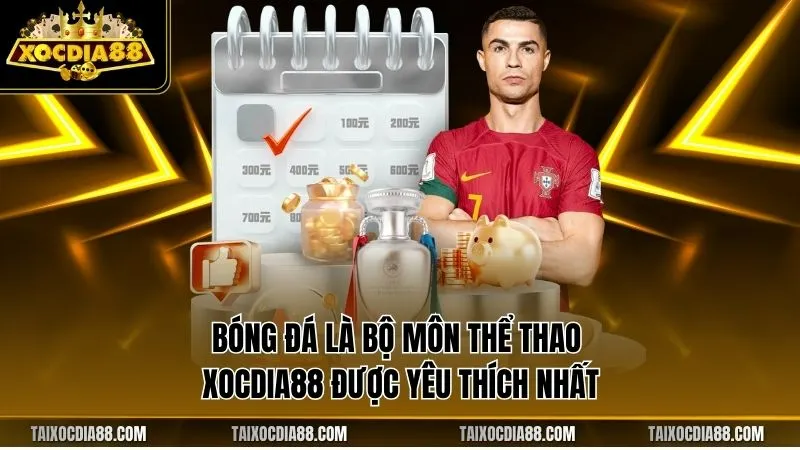Bóng đá là bộ môn thể thao Xocdia88 được yêu thích nhất
