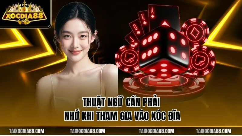 Thuật ngữ cần phải nhớ khi tham gia vào Xóc Đĩa
